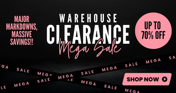 Up To 70% Off Warehouse Clearance Sale Mobile Banner