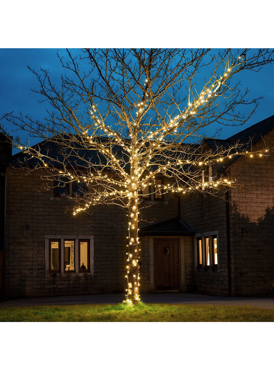 Warm White 1200 Bulb Christmas Fairy String Lights