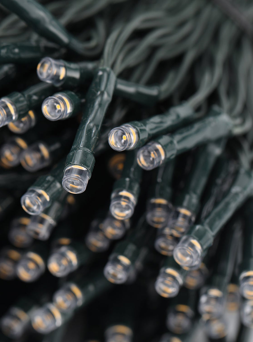 Warm White 1200 Bulb Christmas Fairy String Lights - Close Image 2