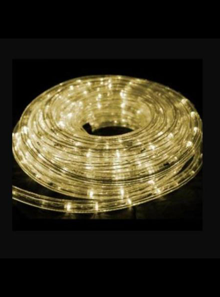 Warm White Flashing Connectable 9 Metre Rope Light