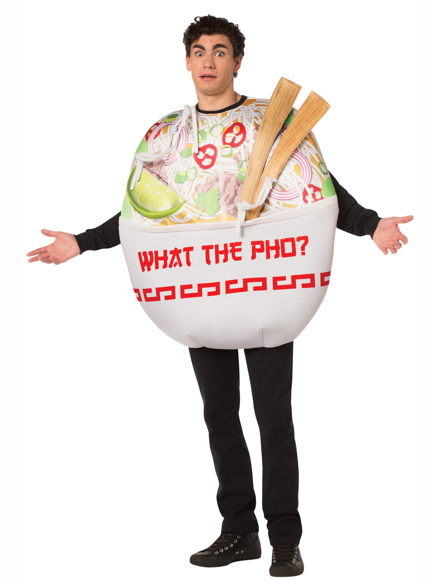 What the Pho Novelty Adults Noodle Bowl Costume - Alternative Image