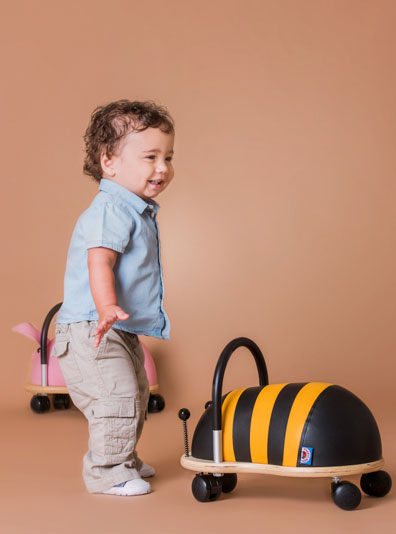 Wheely Bugs Kids Small Ride On Bee - Lifestyle Image 1