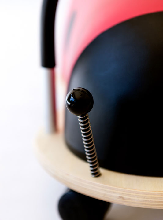 Wheely Bugs Kids Small Ride On Ladybug - Close Image 1