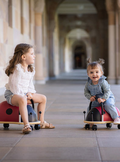 Wheely Bugs Kids Small Ride On Ladybug - Lifestyle Image 2