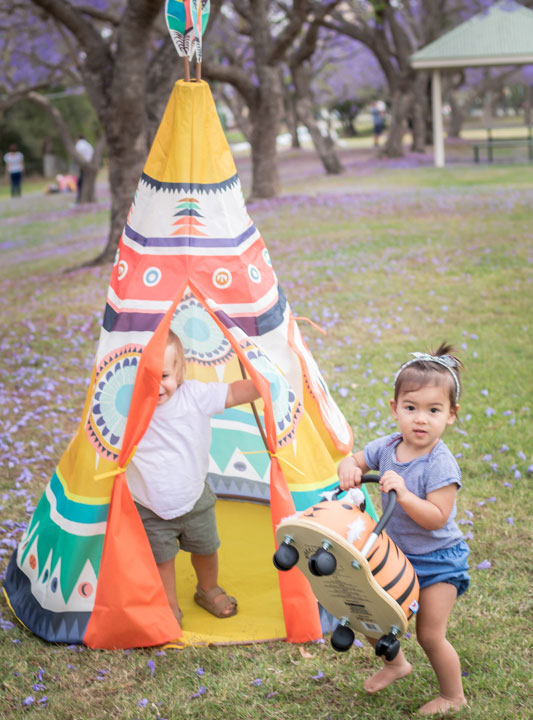 Wheely Bugs Kids Small Tiger Ride On - Lifestyle Image 4
