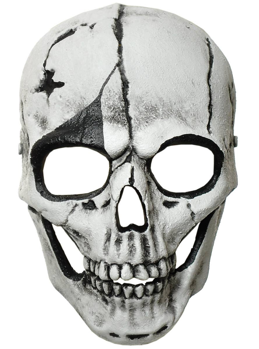 Image of Plaster Look Skull Face Masquerade Mask