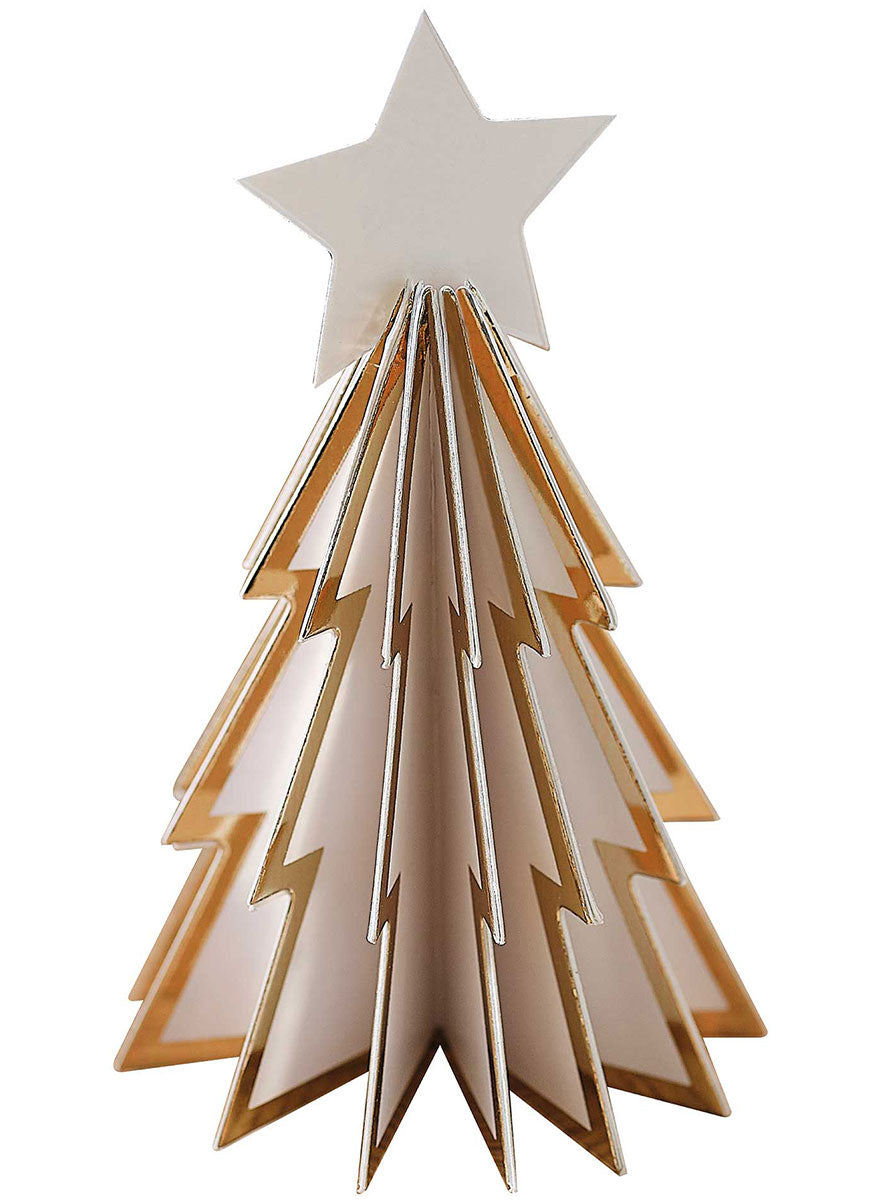 White Christmas Christmas Tree Place Cards 6 Pack – Main Image