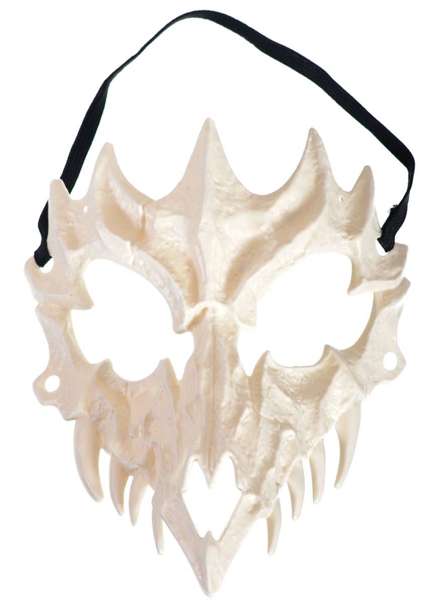 Image of Skeletal Dragon Skull Half Face Costume Mask