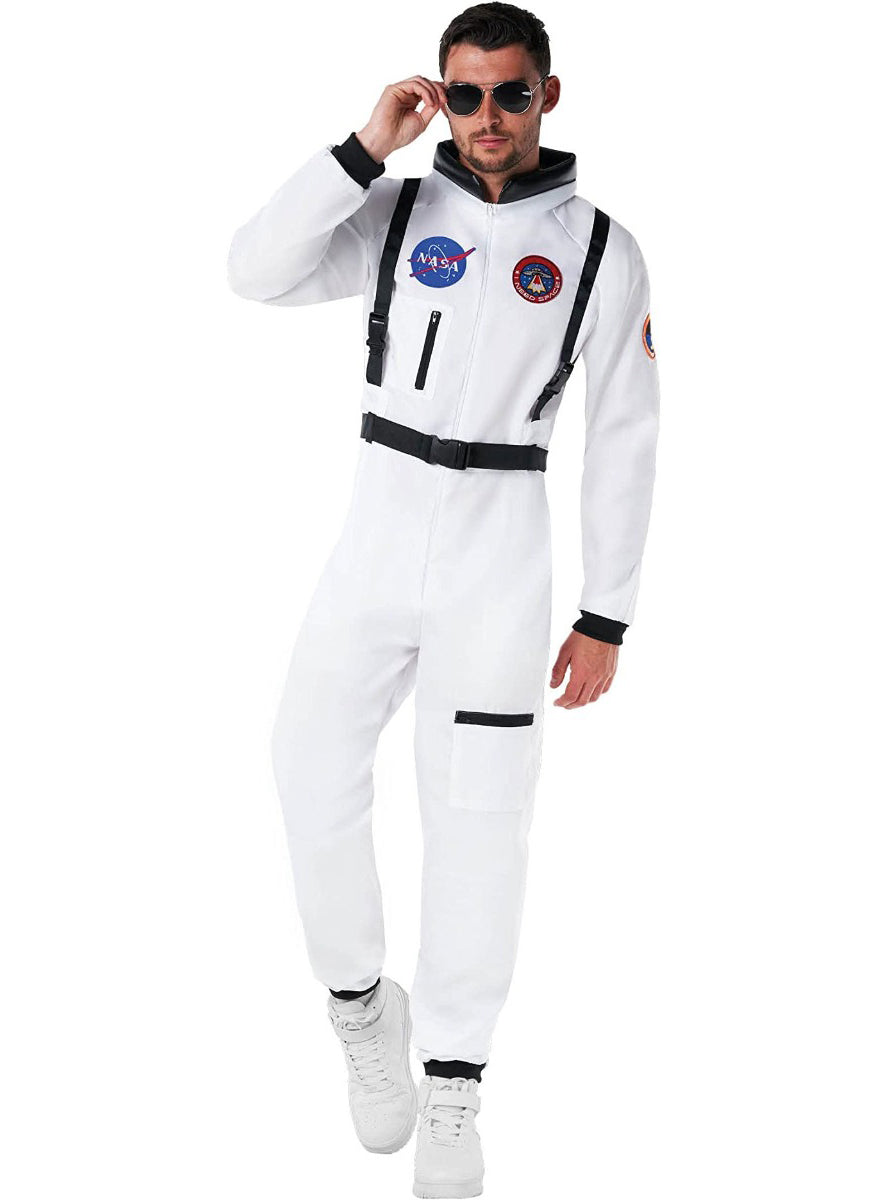 White Astronaut Mens Costume - Main Image