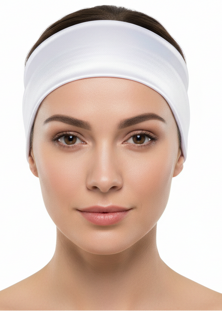 Metallic White Headband - Main Image