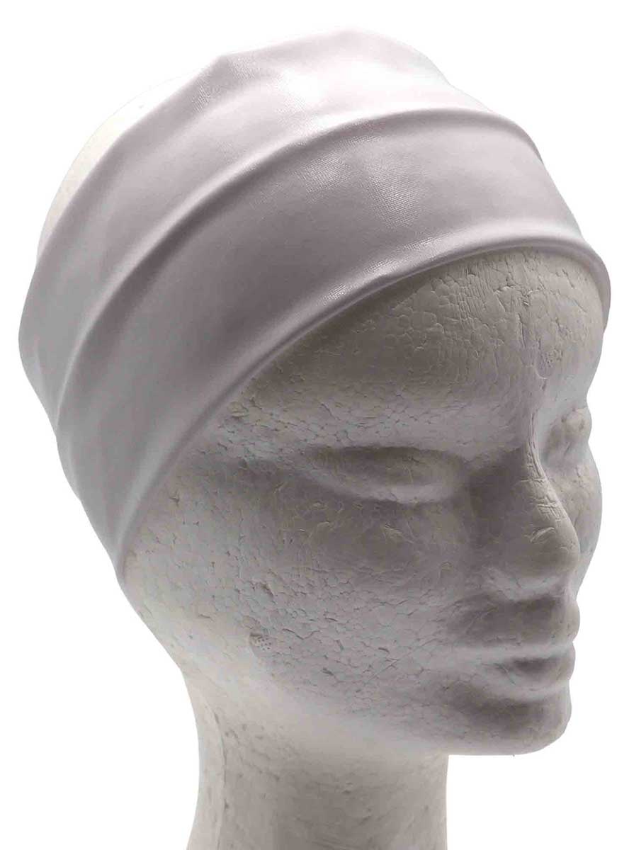 Metallic White Headband - alternative image