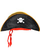 Image of Classic Black Felt Pirate Costume Hat