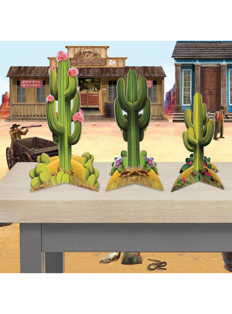 Wild West Cactus Table Centrepieces - Lifestyle Image