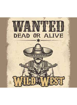 Wild West Murder Mystery Party Game