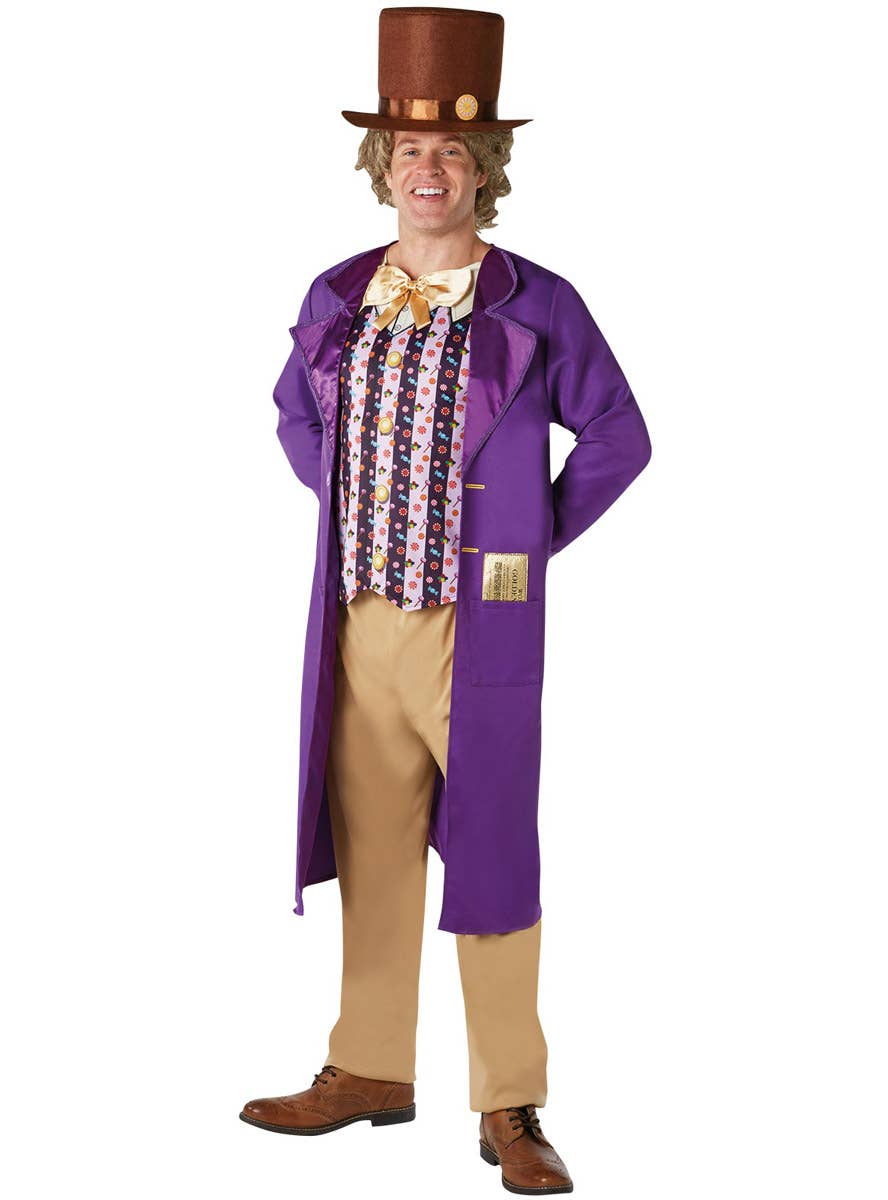 Image of Willy Wonka Roald Dahl Men's Book Week Costume - Main Image