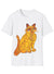 Womens Dancing Queen Gold ABBA Cat Costume Shirt - Front Image