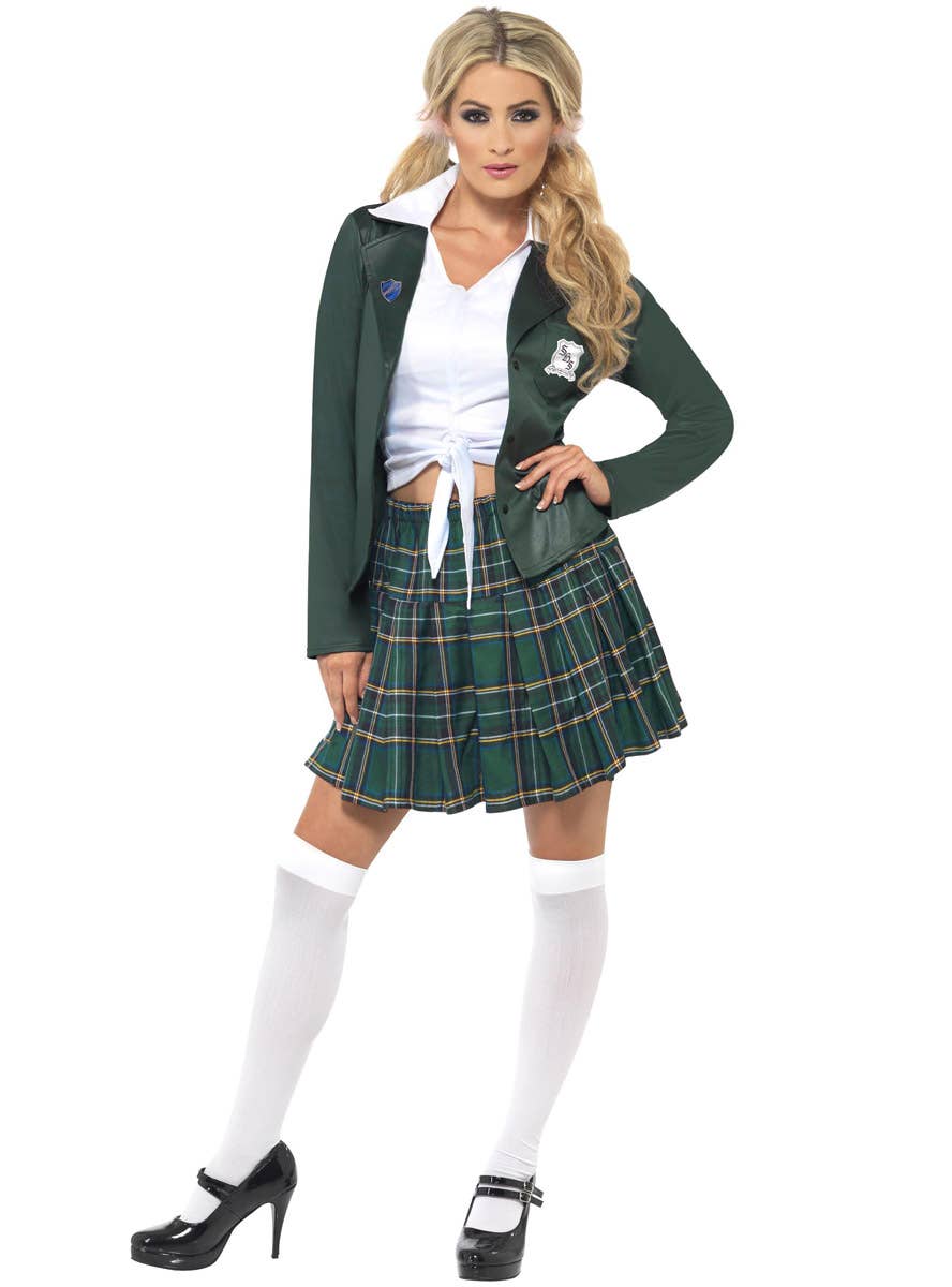 Image of Preppy Schoolgirl Women's Britney Spears Costume - Front View