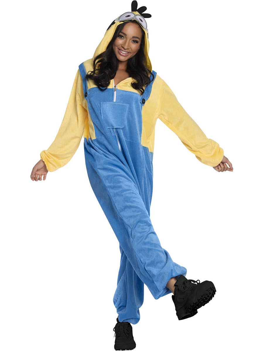 Image of Minions Rise of Gru Women's Minion Jumpsuit Costume