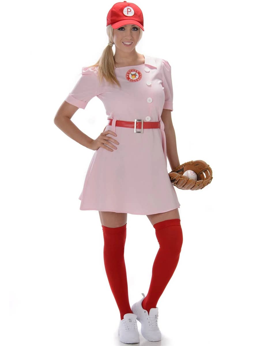Image of Peaches Baseball Team Inspired Women's Costume
