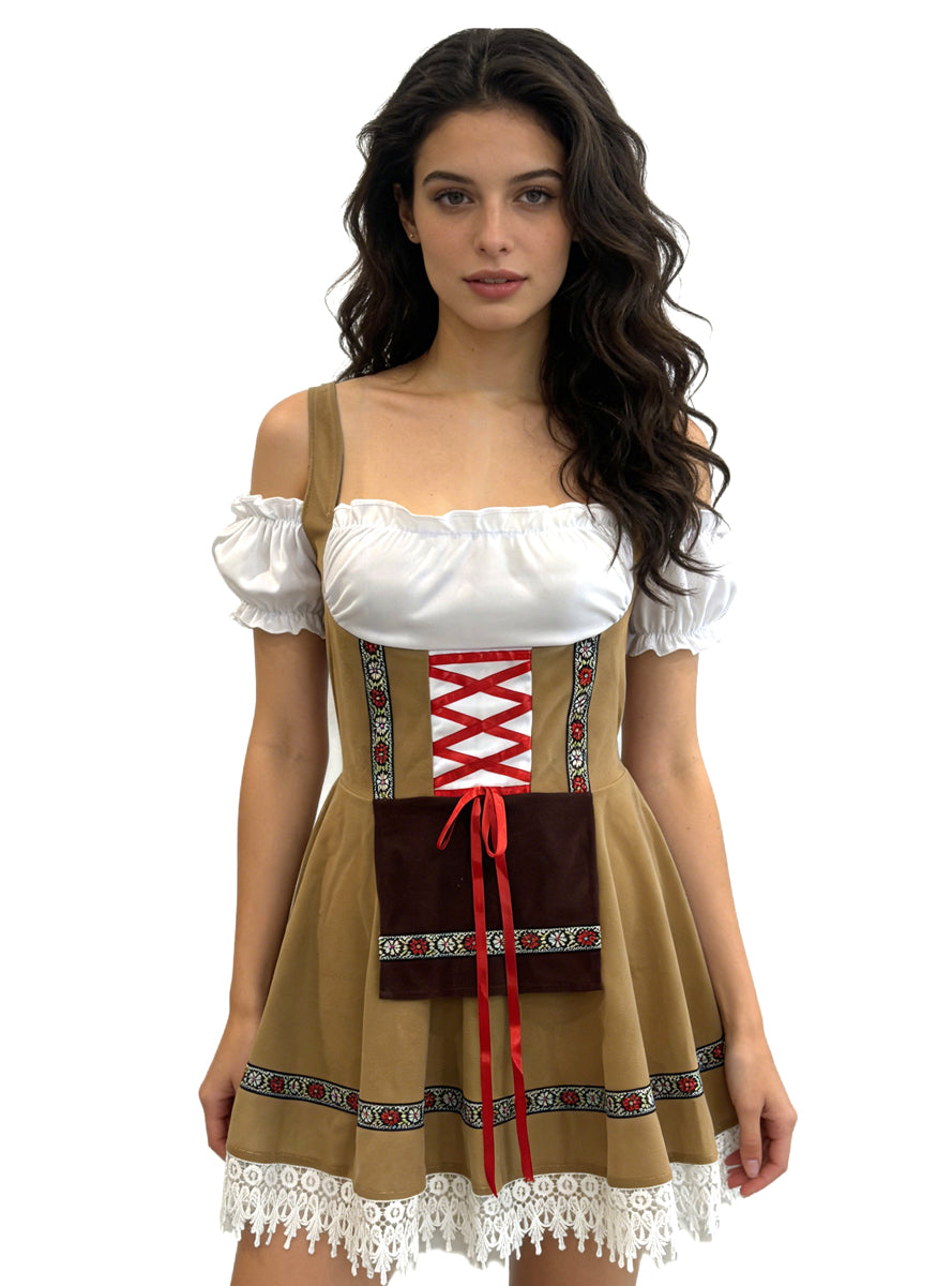 Oktoberfest Bavarian Beer Girl Womens Costume