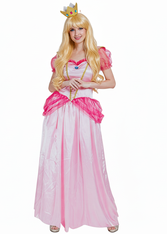 Womens Peachy Princess Costume