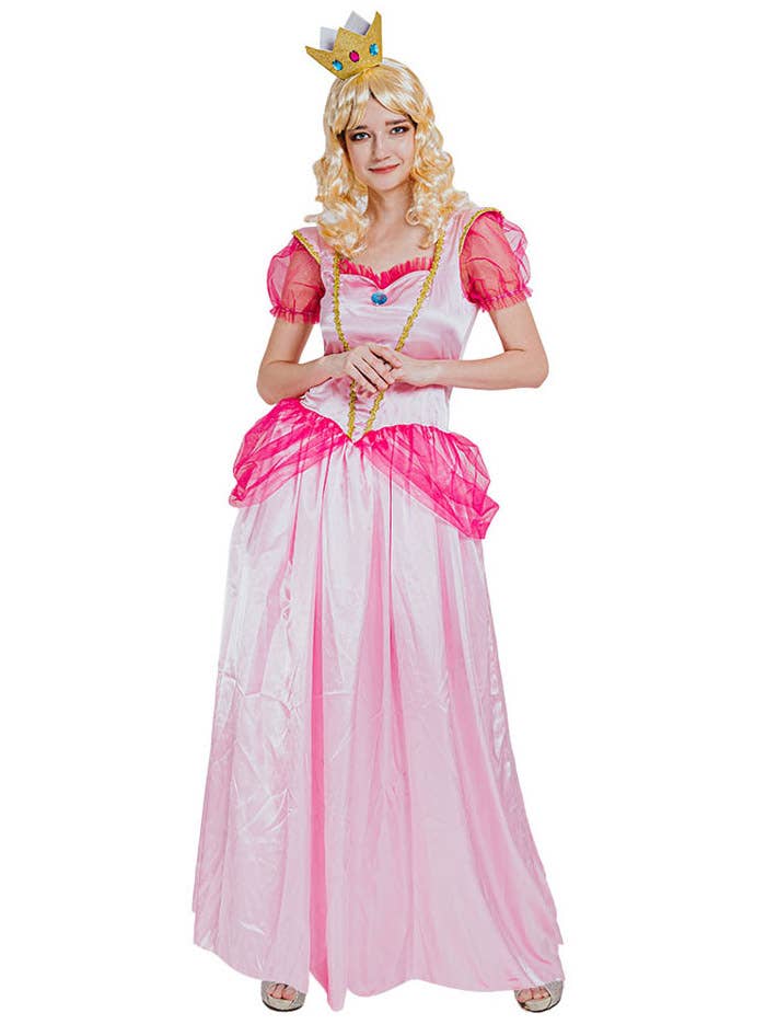 Image of Princess Peach Inspired Super Mario Women's Costume