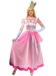 Image of Princess Peach Style Womens Pink Costume - Front View