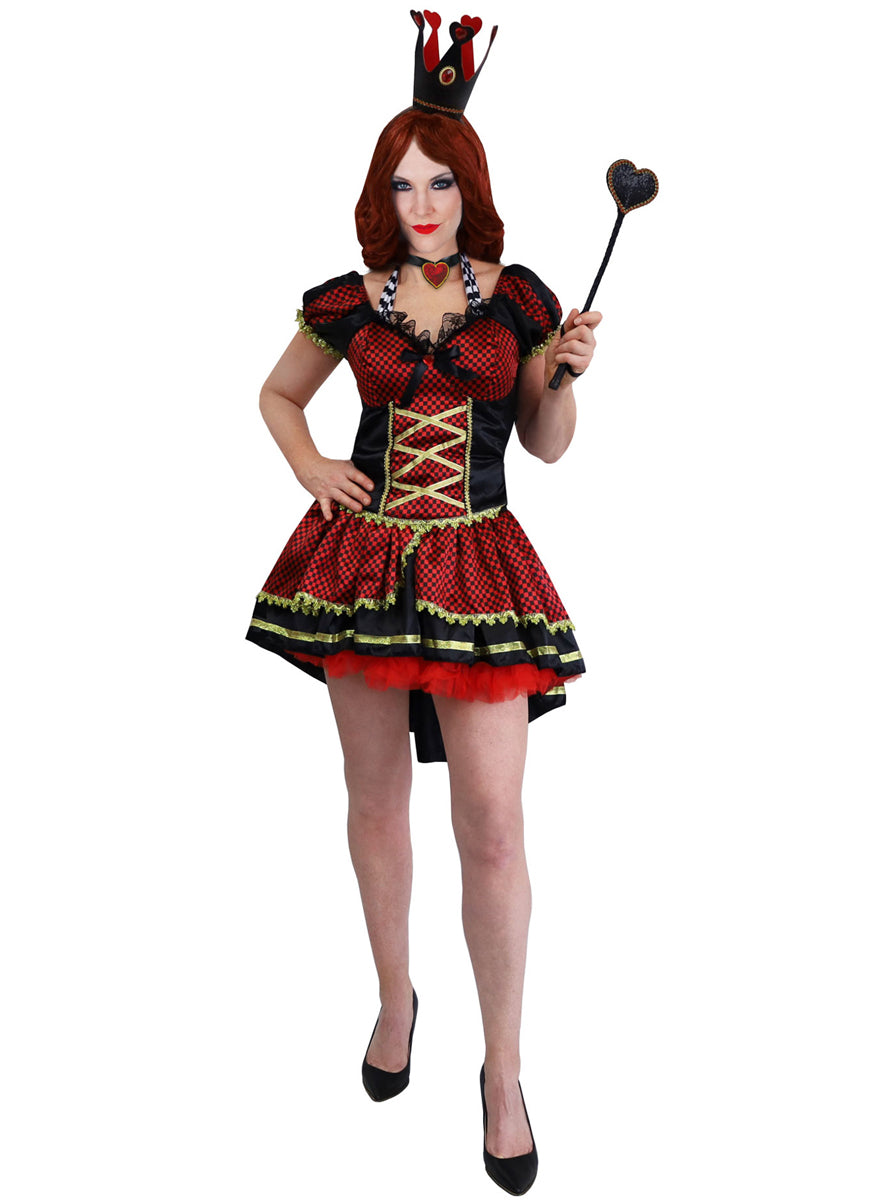 Wonderland Dark Queen Sexy Womens Costume - Main Image
