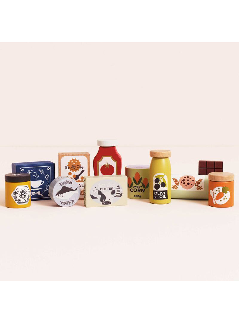 Wooden 15Pc Groceries And Scanner Pretend Toy - Alternate Image 3