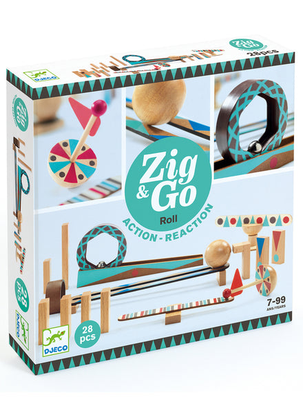 Wooden 28Pc Zig And Go Set - Packing Image