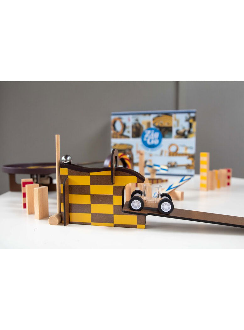 Wooden 45Pc Zig And Go Toy Set - Lifestyle Image 6