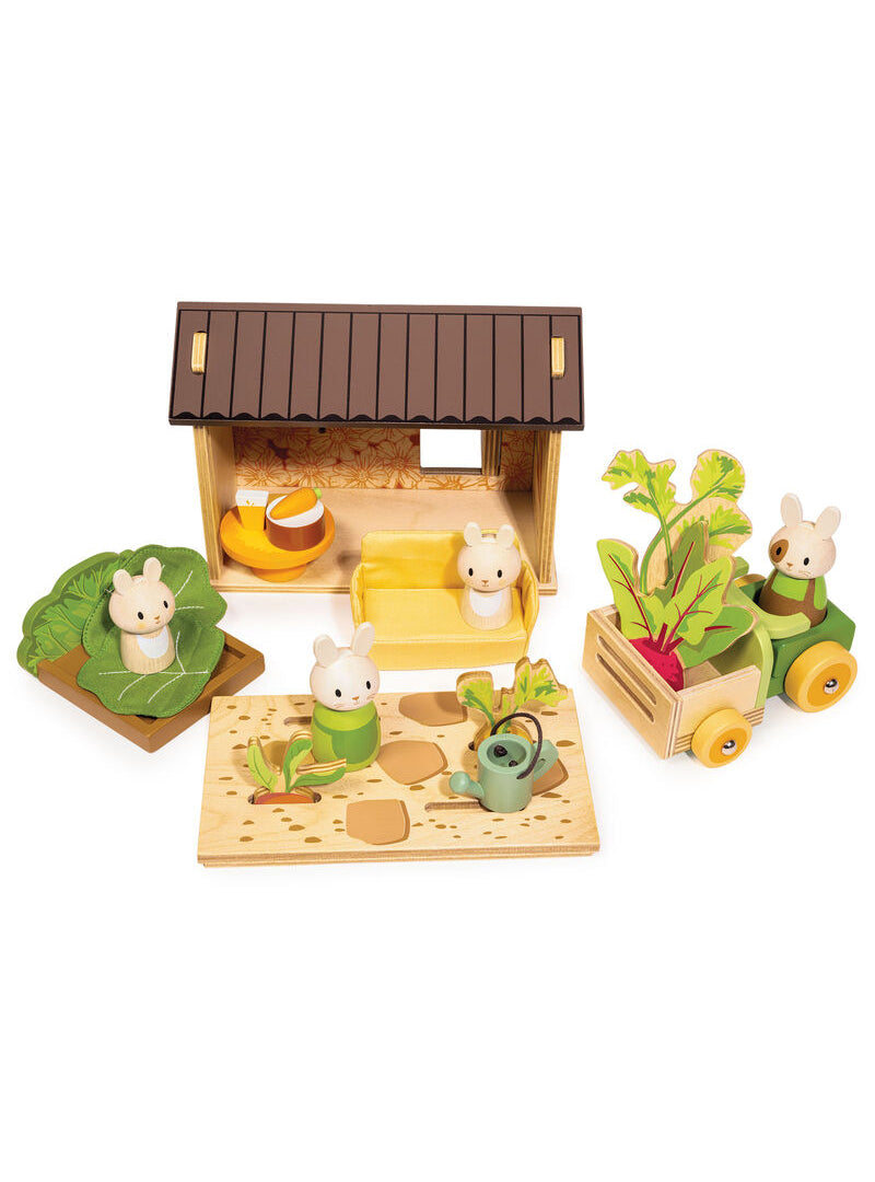Wooden Bunnys Carrot Patch Toy - Alternate Image 2