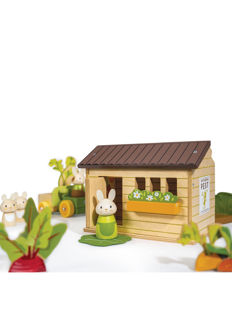 Wooden Bunnys Carrot Patch Toy - Alternate Image 3
