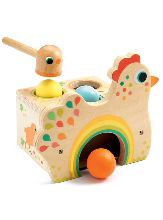 Wooden Chicken Toy - Main Image