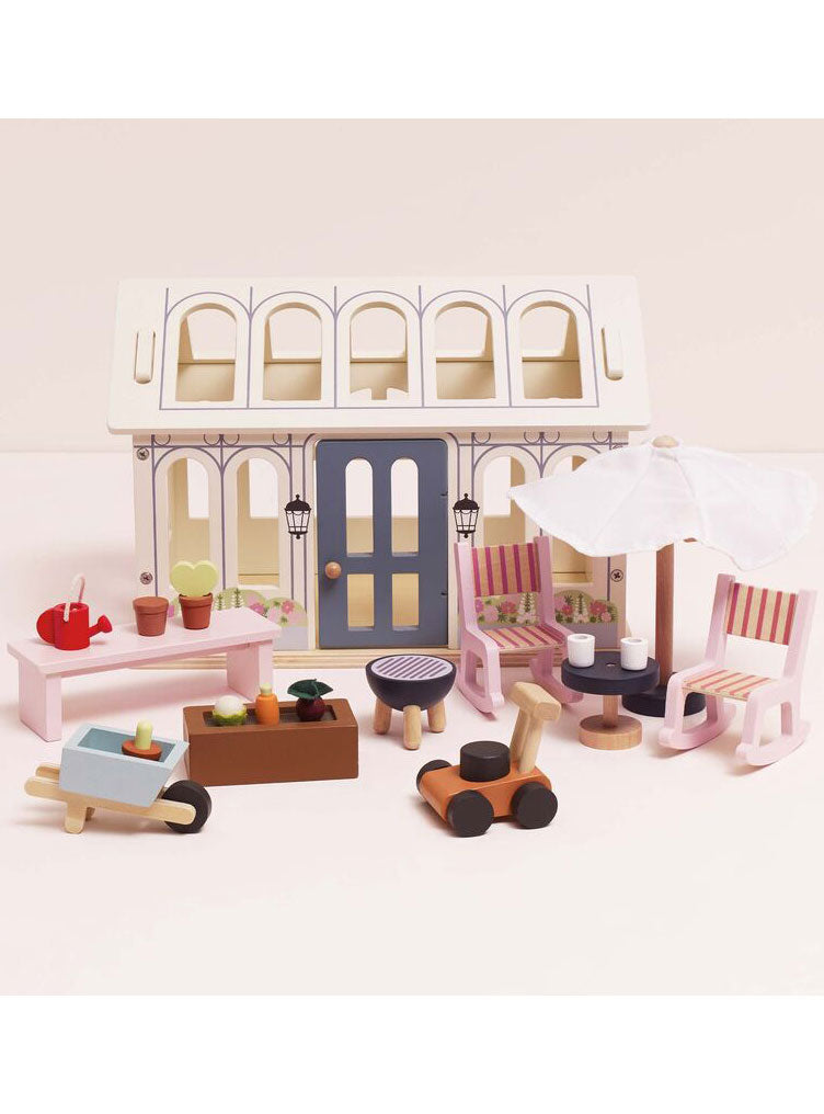 Wooden Conservatory Doll House - Alternate Image 1