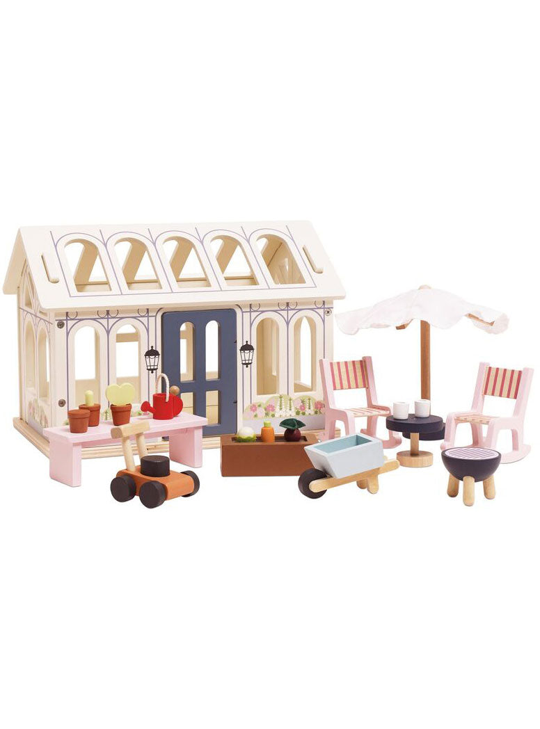 Wooden Conservatory Doll House - Main Image