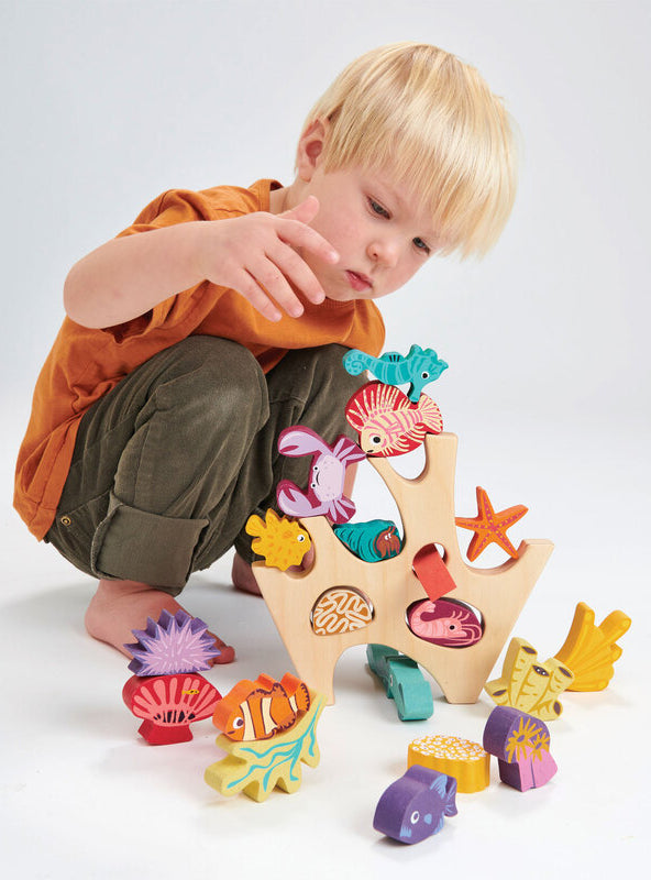 Wooden Coral Reef Stacking Toy - Alternate Image 5
