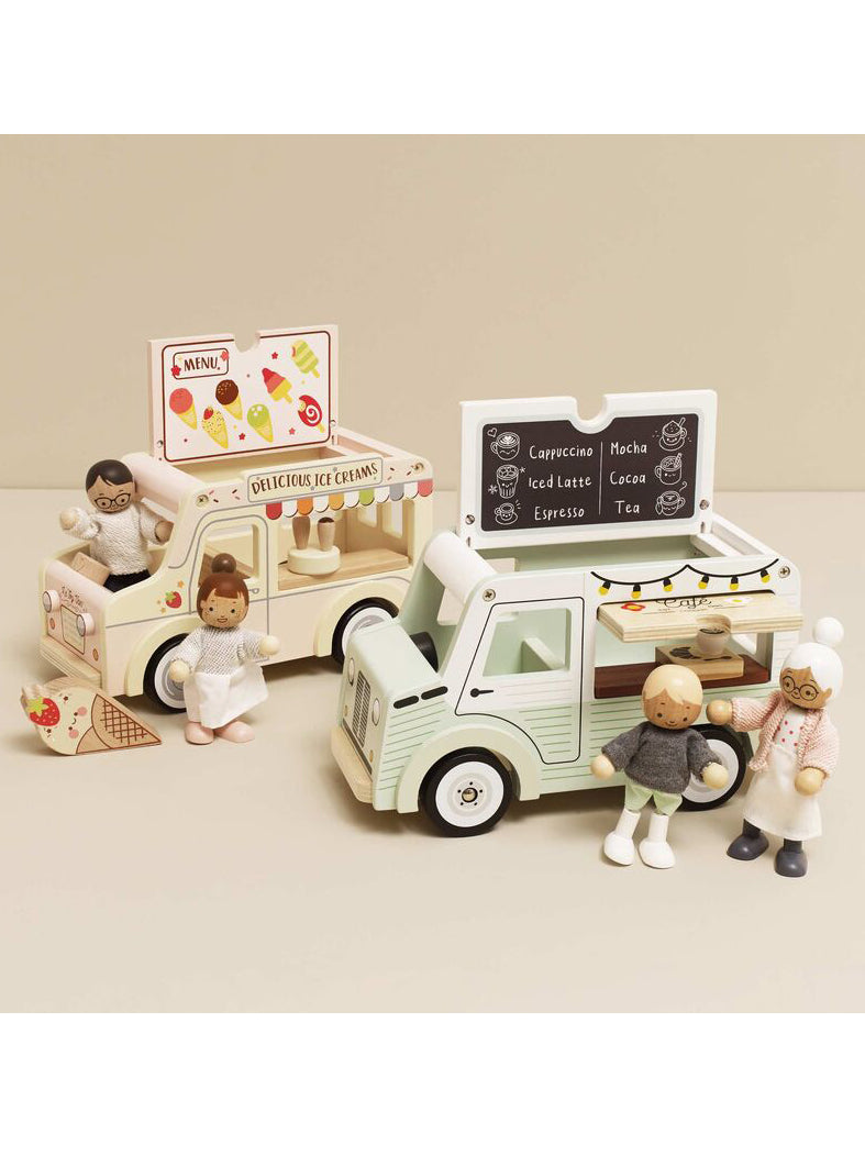 Wooden Doll House Cafe Van Toy - Alternate Image 3