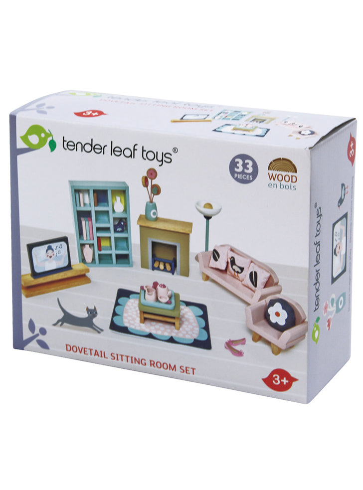 Wooden Dovetail Doll House Loungeroom - Packing Image