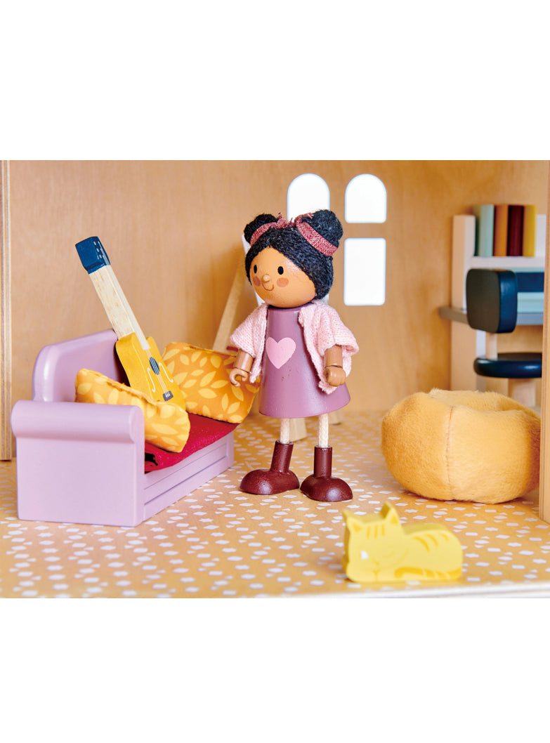 Wooden Dovetail Doll House Study - Lifestyle Image 5