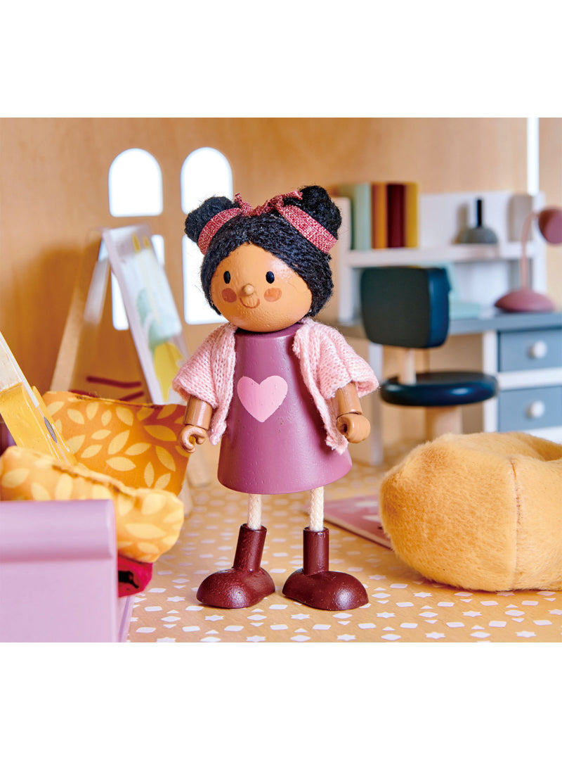 Wooden Dovetail Doll House Study - Lifestyle Image 6