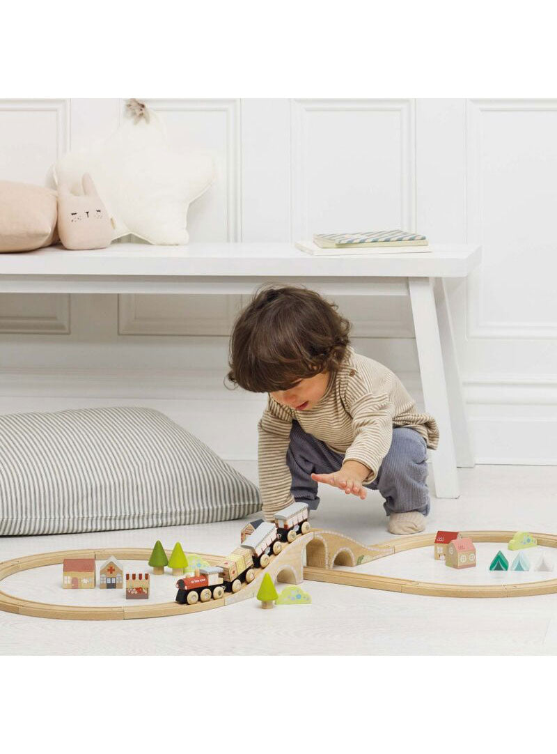 Wooden Figure 8 Train Set - Lifestyle Image 4