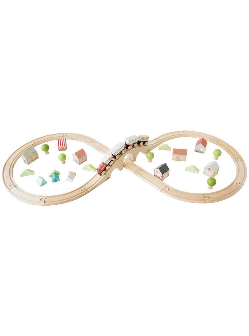 Wooden Figure 8 Train Set - Main Image