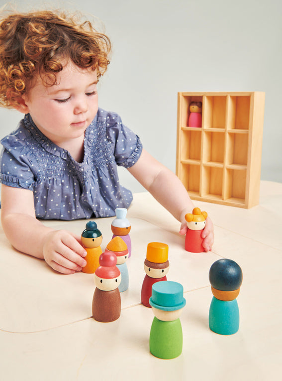Wooden Happy Folk Hotel Toy - Lifestyle Image 1