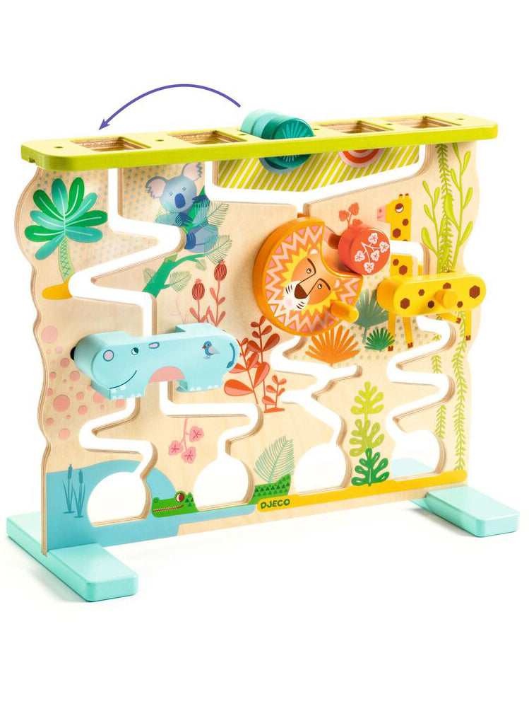 Wooden Jungle Maze Puzzle - Main Image