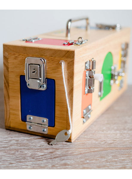 Wooden Lock Activity Box - Alternate Image 2