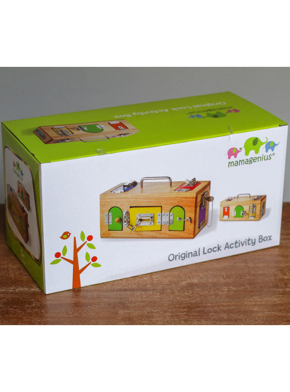 Wooden Lock Activity Box - Packing Image