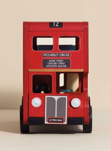 Wooden London Bus - Front Image