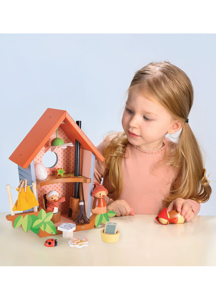 Wooden Mini Robins Nest Box Toy - Alternate Image 2