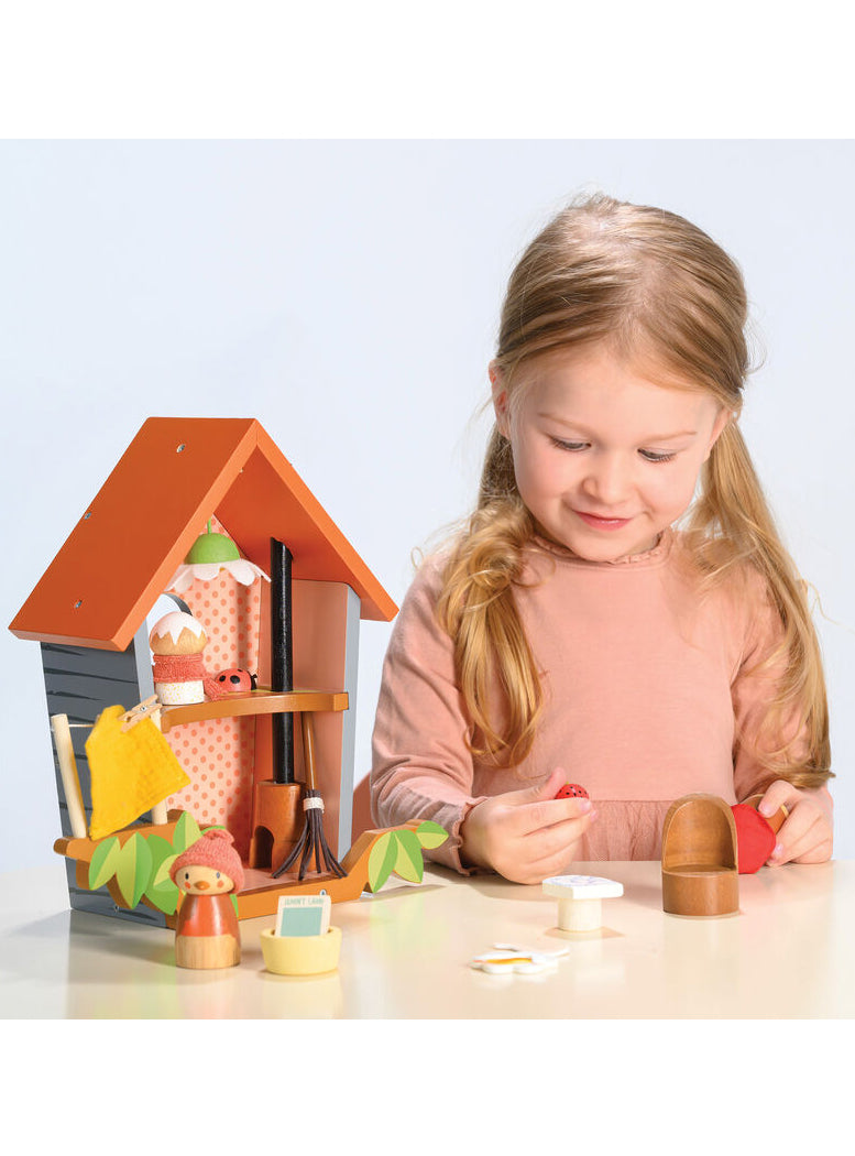 Wooden Mini Robins Nest Box Toy - Alternate Image 3